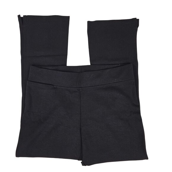 Yoga Athleisure Gym Comfy Loungewear Casual Black Cropped Sweat Pants Womens 6 - Picture 3 of 8